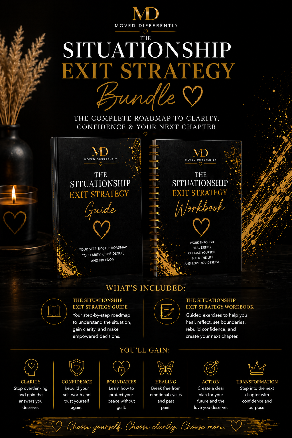The Situationship Exit Strategy Guide & Workbook - Bundle
